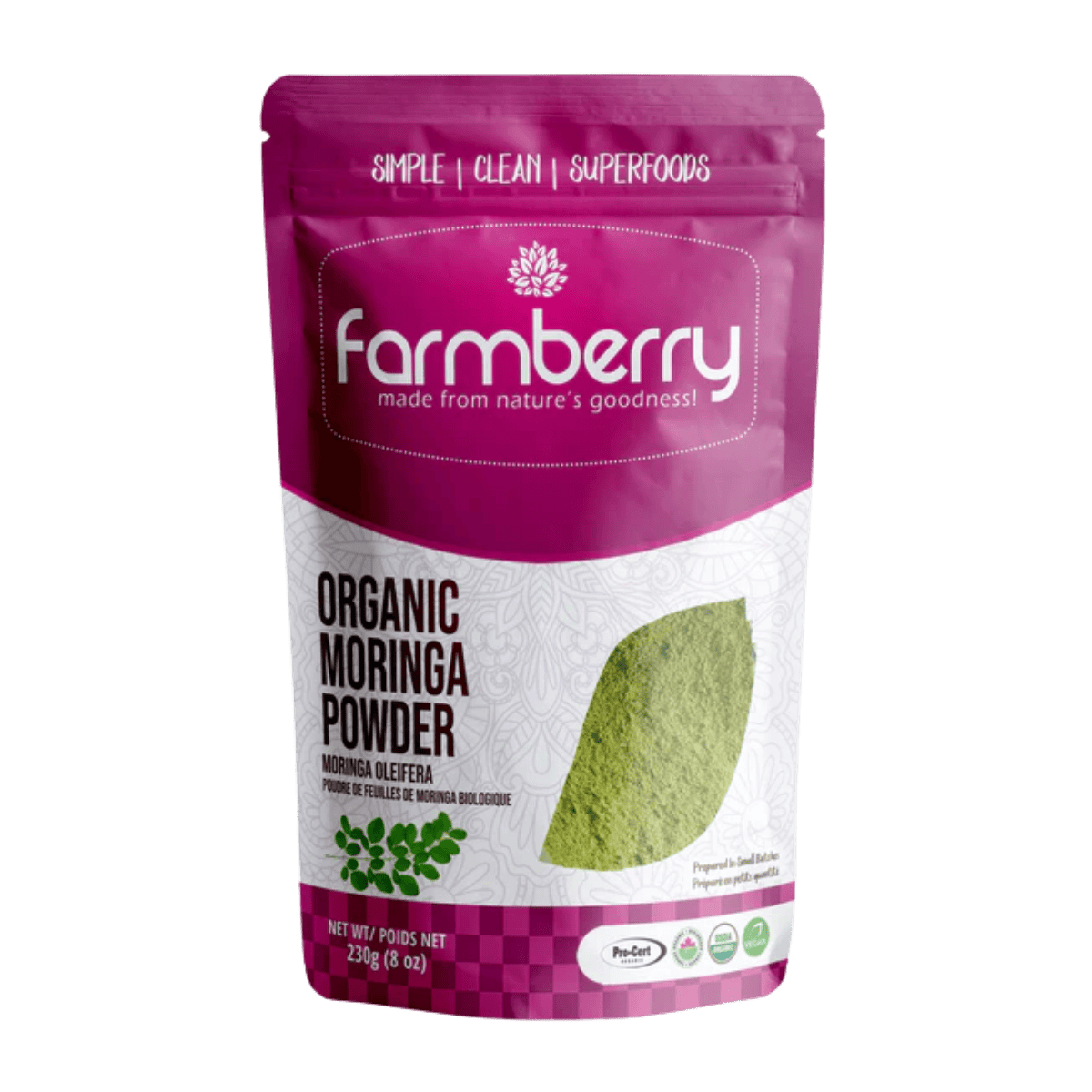 Farmberry Organic Powder Moringa Leaf