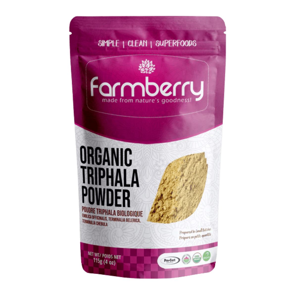 Farmberry Organic Powder Triphala 100g