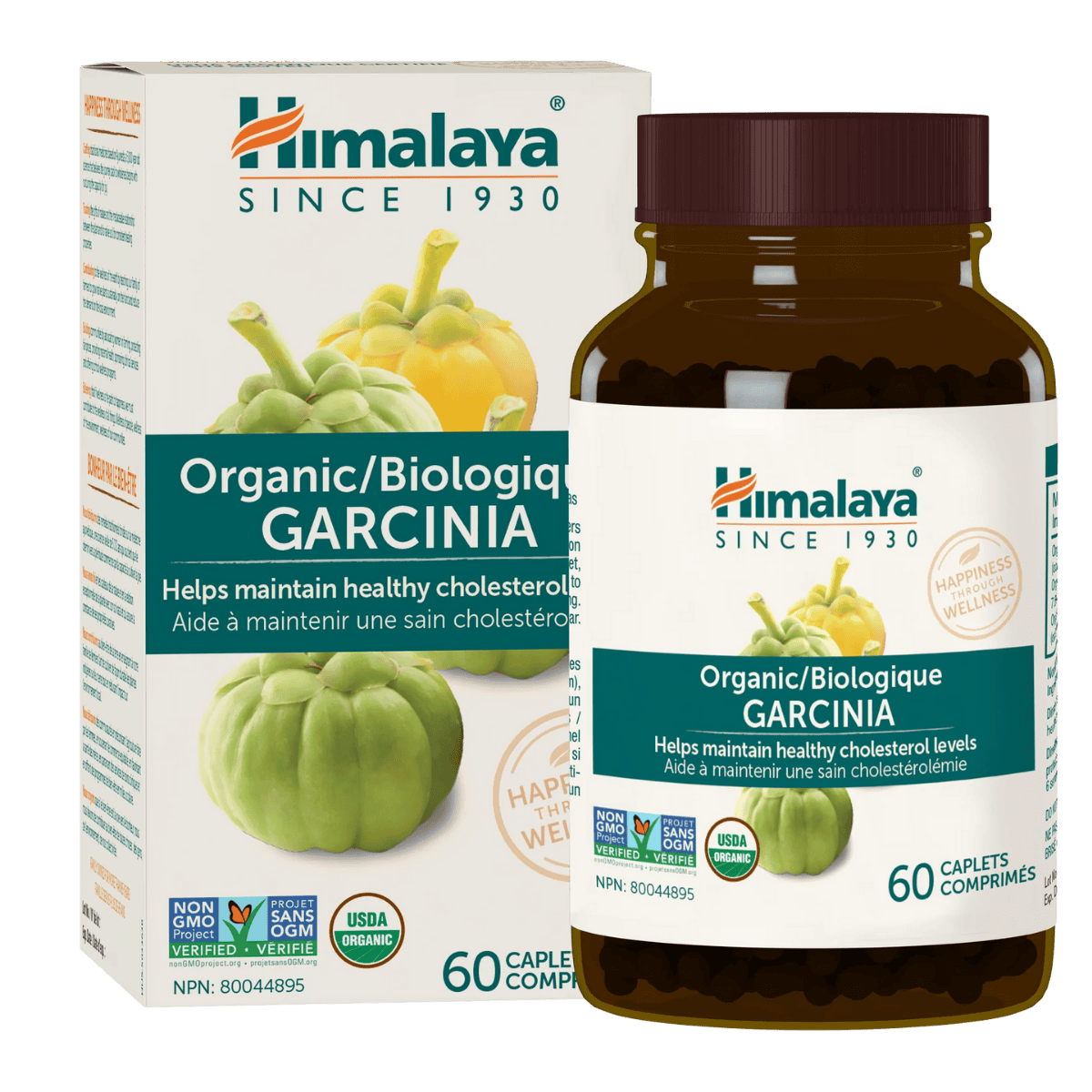 Himalaya Herbs Organic Garcinia 60 Vegetarian Capsules