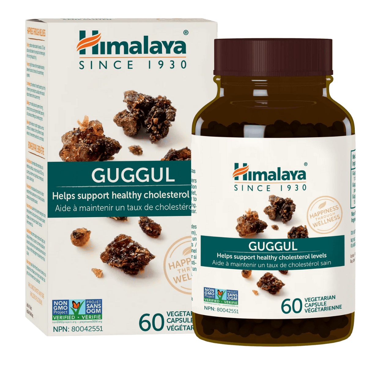 Himalaya Herbs Organic Guggul 60 Vegetarian Capsules