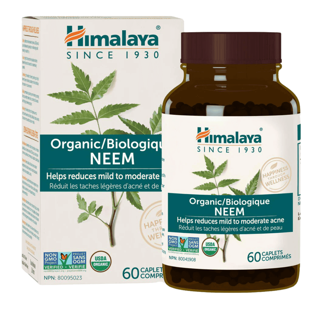 Himalaya Herbs Organic Neem 60 Vegetarian Capsules