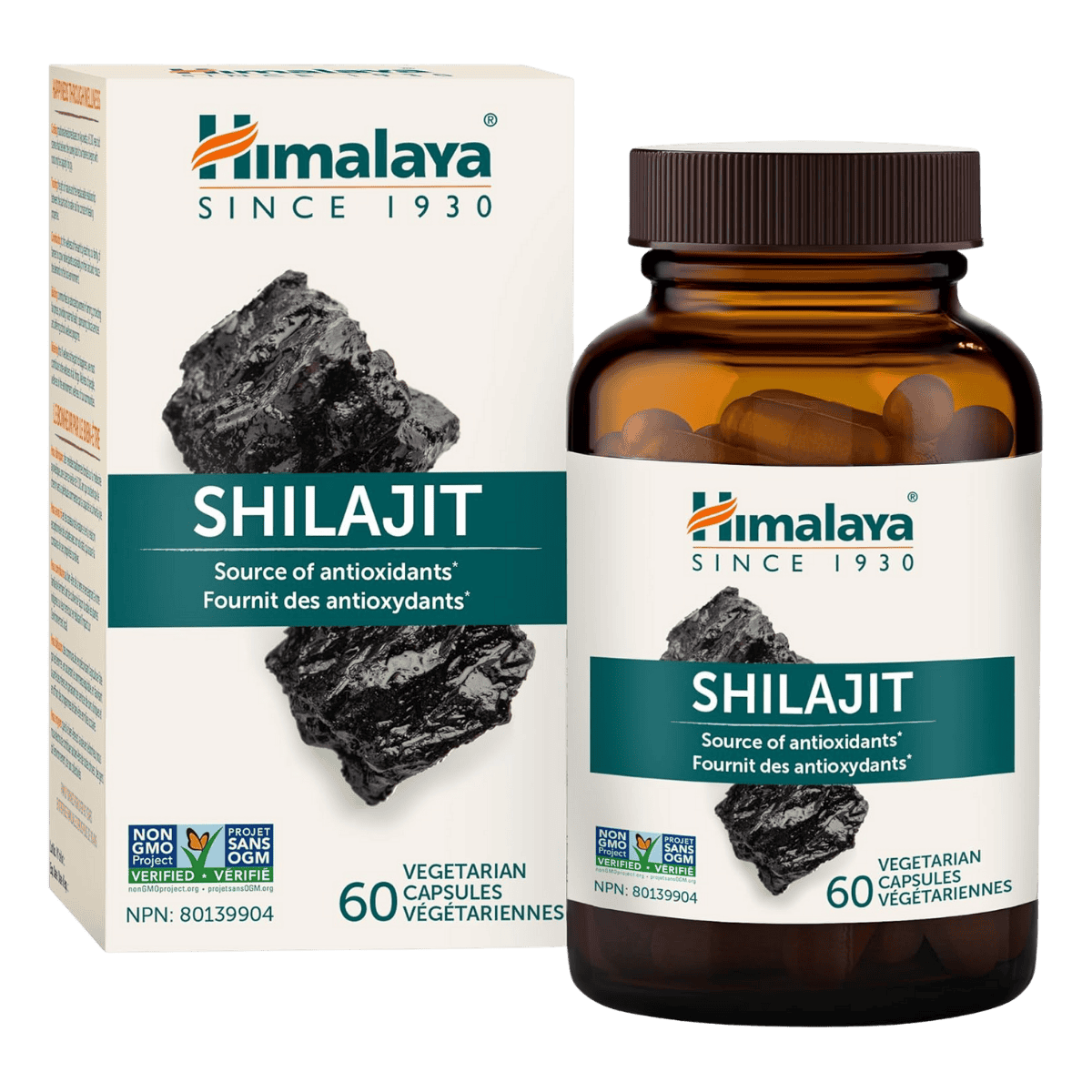 Himalaya Organic Shilajit 60 Vegetarian Capsules