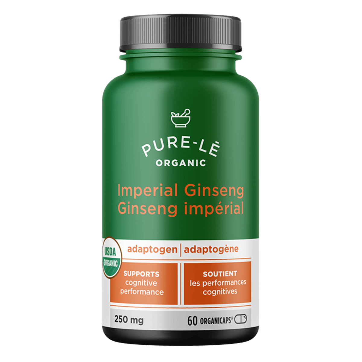 Pure-Lē Organic Imperial Ginseng 60 Capsules